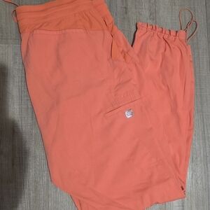 WonderWink Women's Modern Fit Scrub Pants in Coral Orange